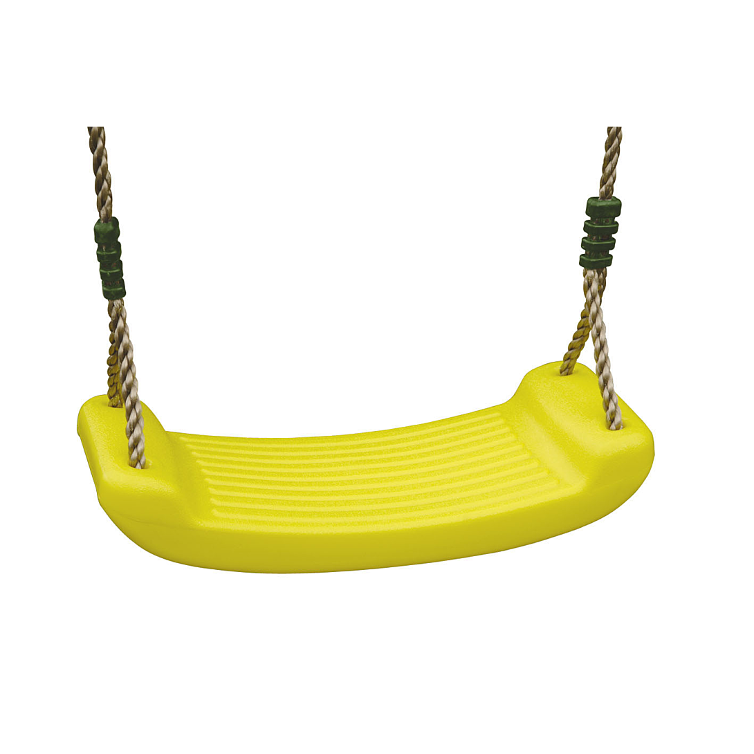 Balançoire plastique jaune pour portique 2 2 5 Trigano