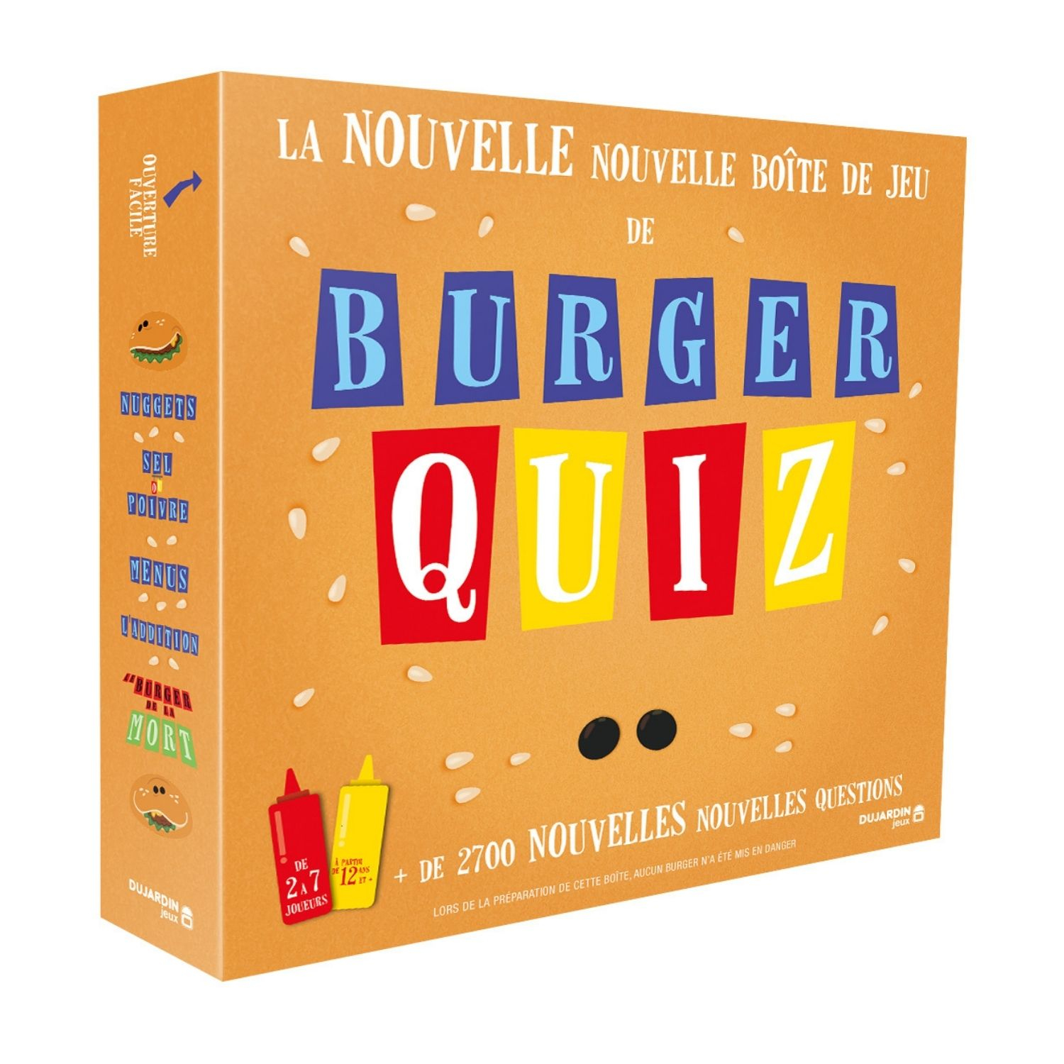 Burger Quizz Dujardin La Boîte