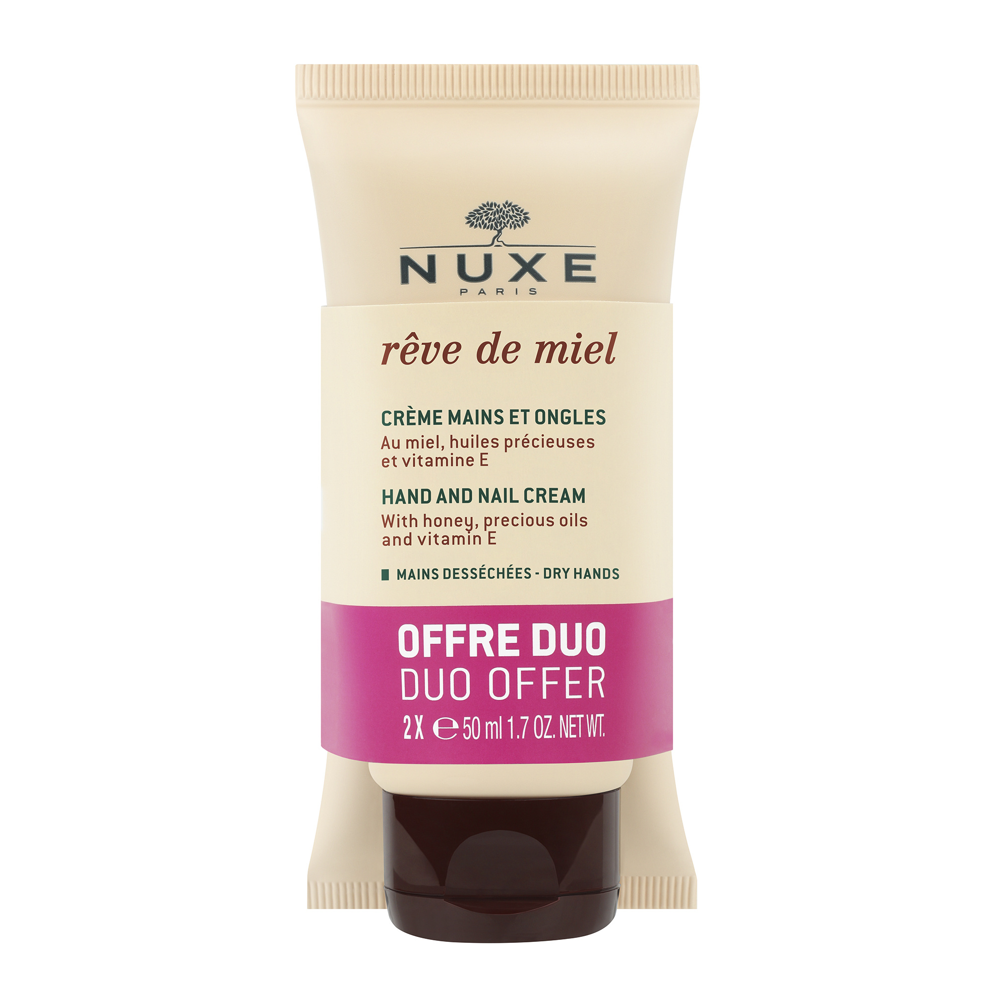 Nuxe Rêve de Miel Crème Mains et Ongles 2x50ml