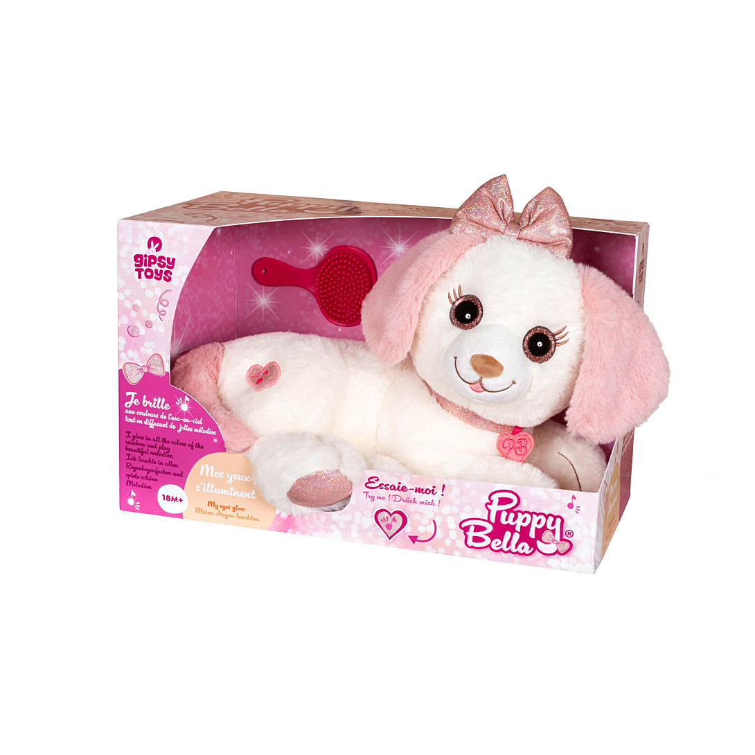Peluche Interactive Chien Puppy Bella – Lumineux, Mélodies, 30 cm, 056543 - vue 3