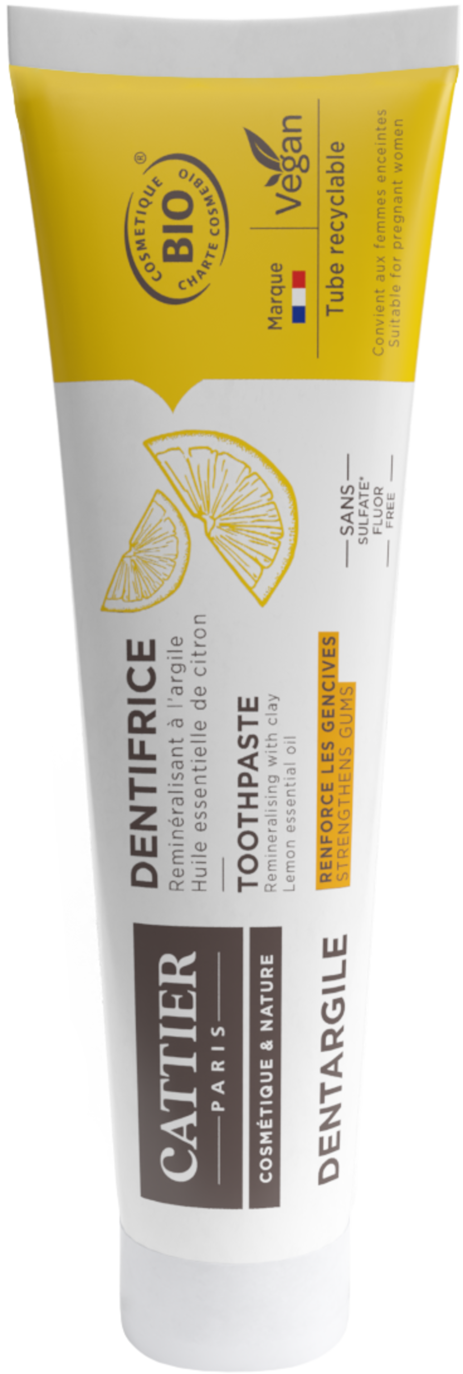 Dentagirl dentifrice à 'huile essentielle de citron bio 75ml
