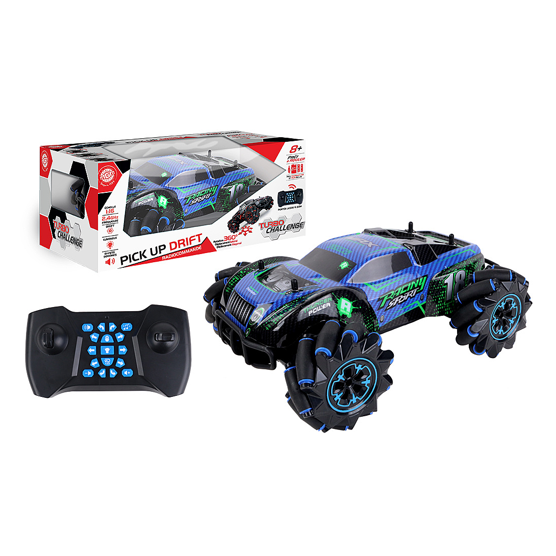 Voiture radiocommandé Turbo Challenge 4X4 Drifting en PVC - vue 2