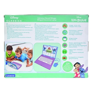 Ordinateur Portable Jouet Éducatif Enfant - Bilingue Français/Anglais, Alphabet, Musique, Jeux, Écran Interactif