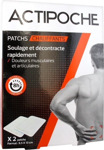 Pack De 15 Patchs Chauffants Anti-douleur - Vert, Neuf Dans Son Emballage