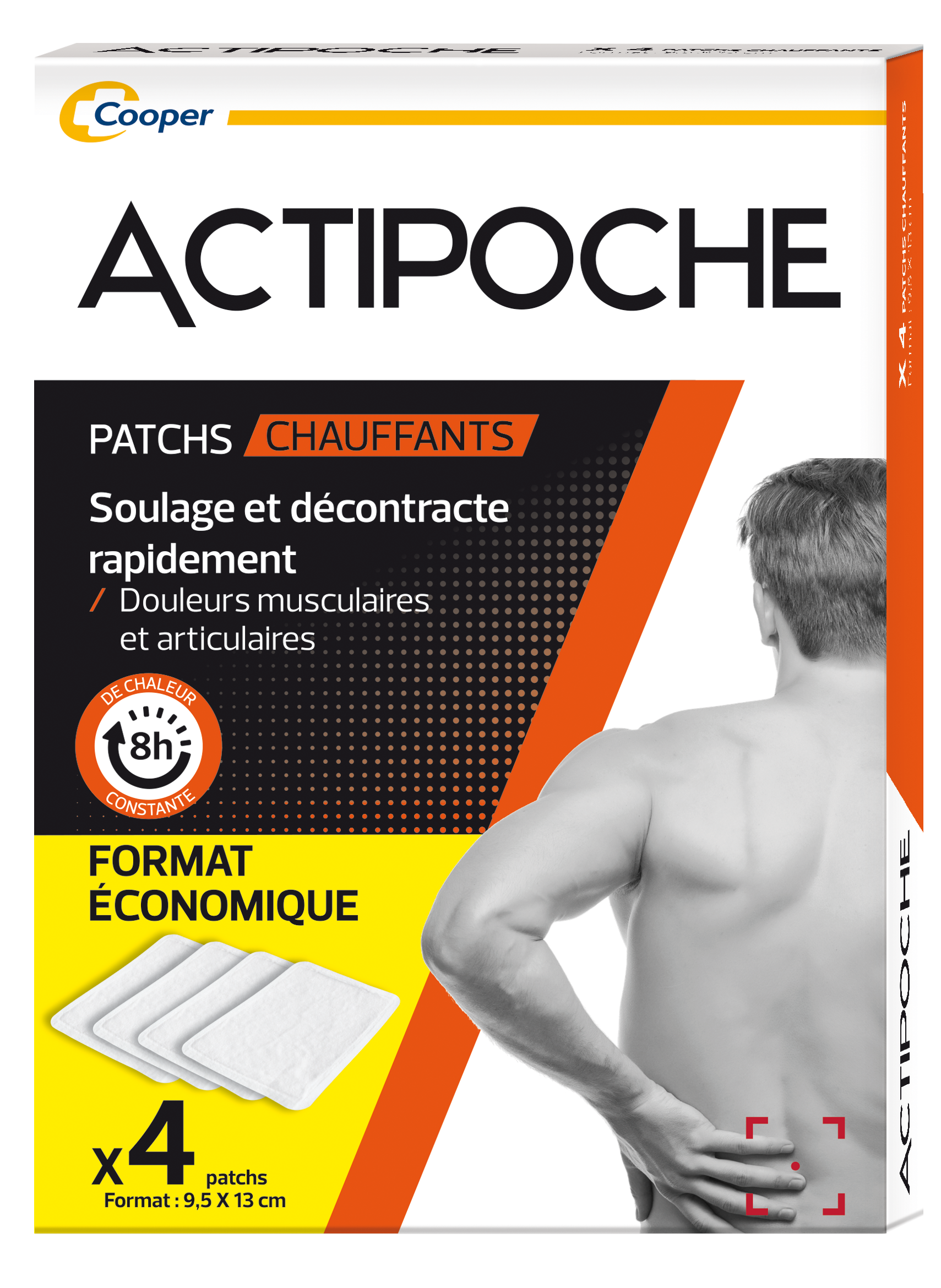 Patch Anti Douleur Mal De Dos Et Sciatique - Lot De 12 Feuilles, Soulagement Rapide, Neuf