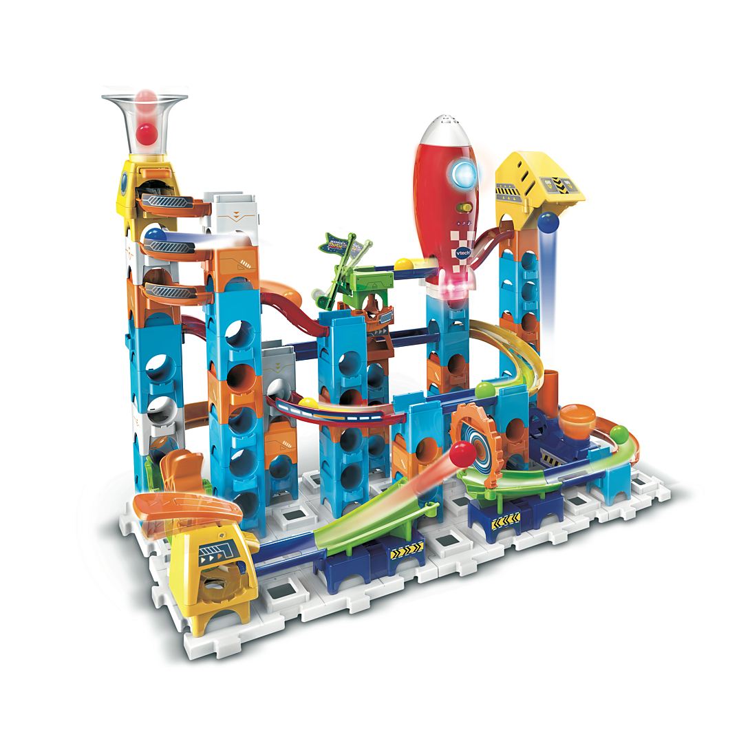 VTech Marble Rush Circuit à Billes Électronique Rocket Set Electronic M100E Jeu de Construction 79 Pièces 10 Billes Cadeau Enfant Dès Contenu en Français - vue 6