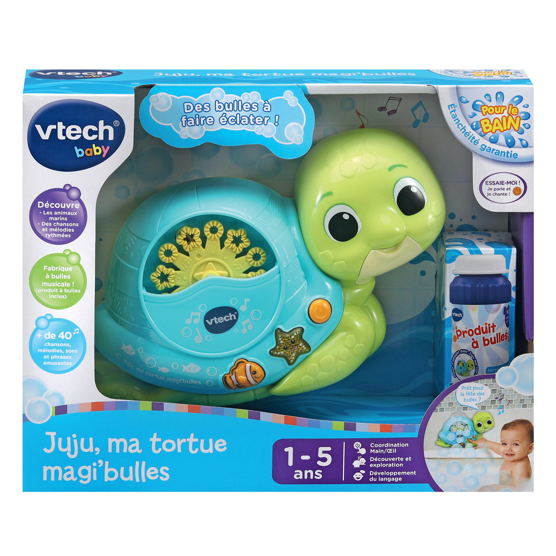 JUJU MA TORTUE MAGI BULLES - vue 3