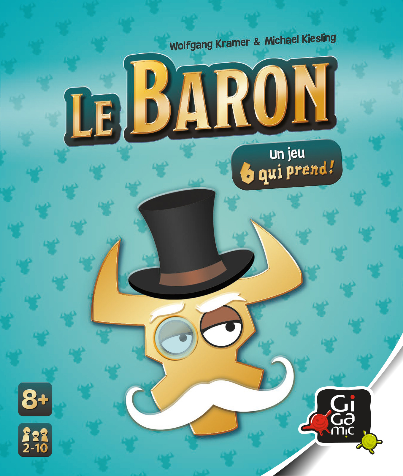 Jeu d’Ambiance Gigamic Le Baron – Jeu de Cartes Tactique 6 Qui Prend