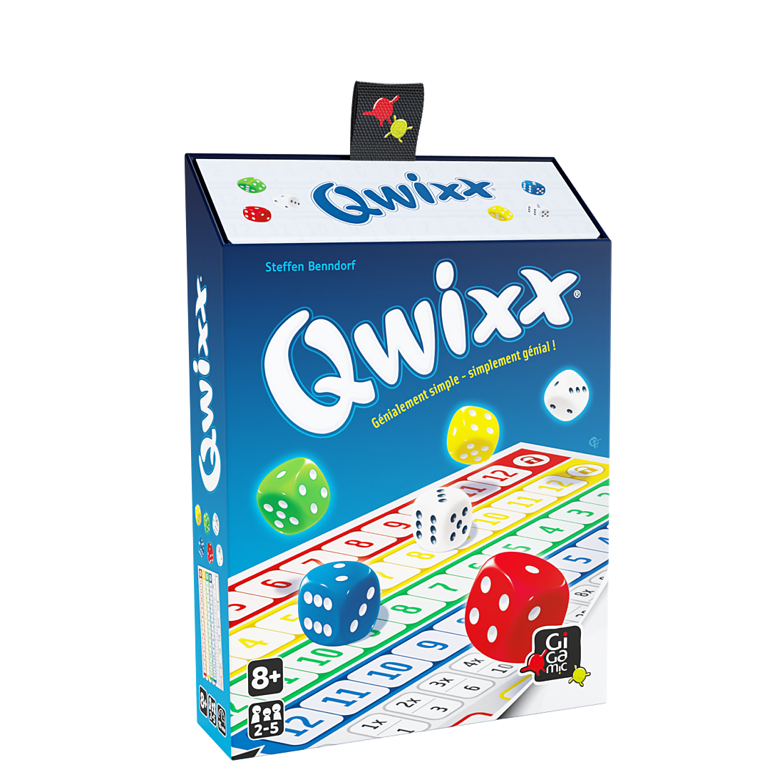 Jeu de Dés Gigamic JNQX – Qwixx Roll & Write pour 2 à 5 Joueurs - vue 4