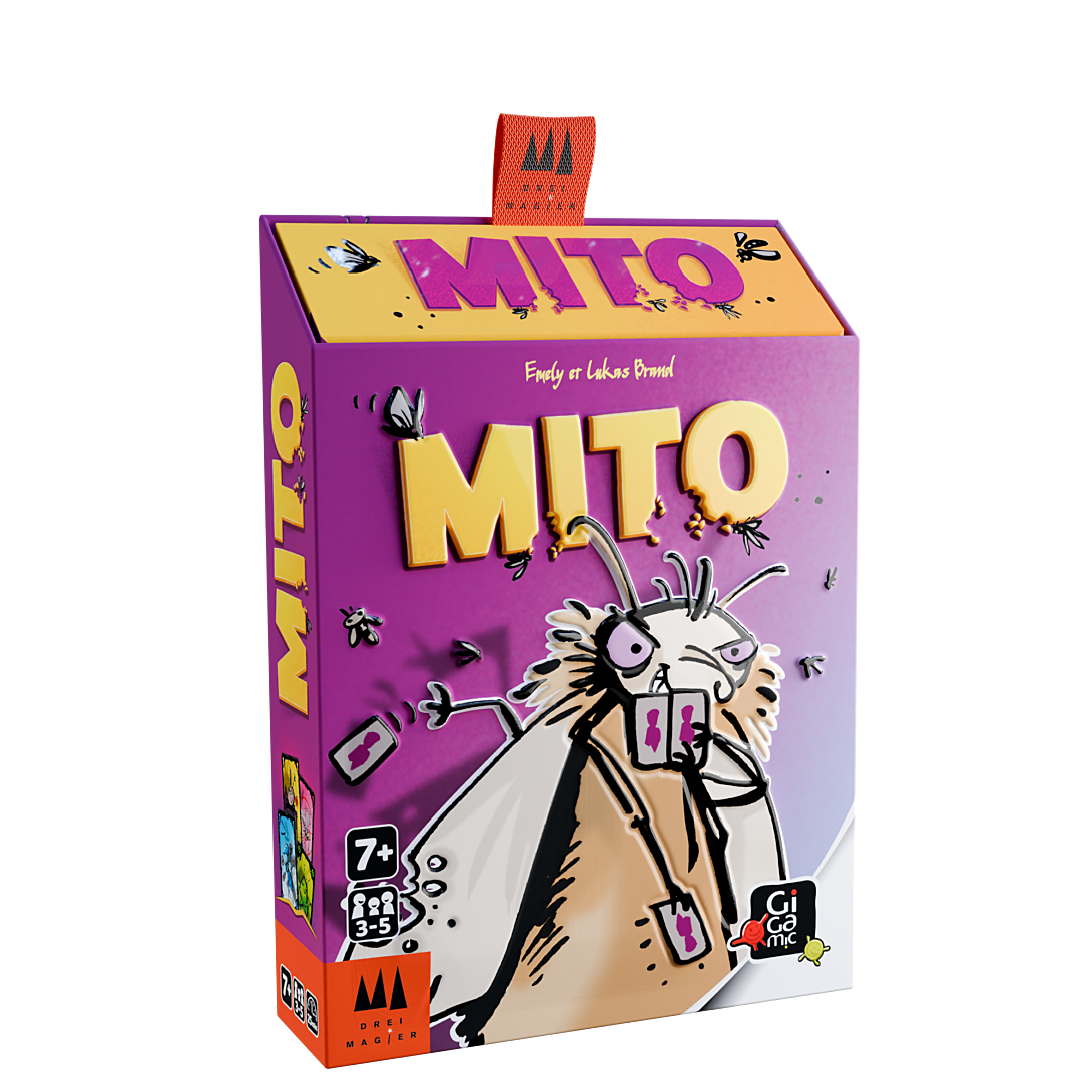 Jeu d'Ambiance Gigamic Mito – Jeu de Bluff pour 3 à 5 Joueurs dès 7 Ans