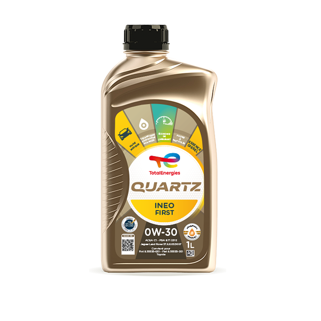 Huile Moteur TotalEnergies Quartz Ineo First 214179total – 1L, 0W-30 100% Synthétique - vue 2