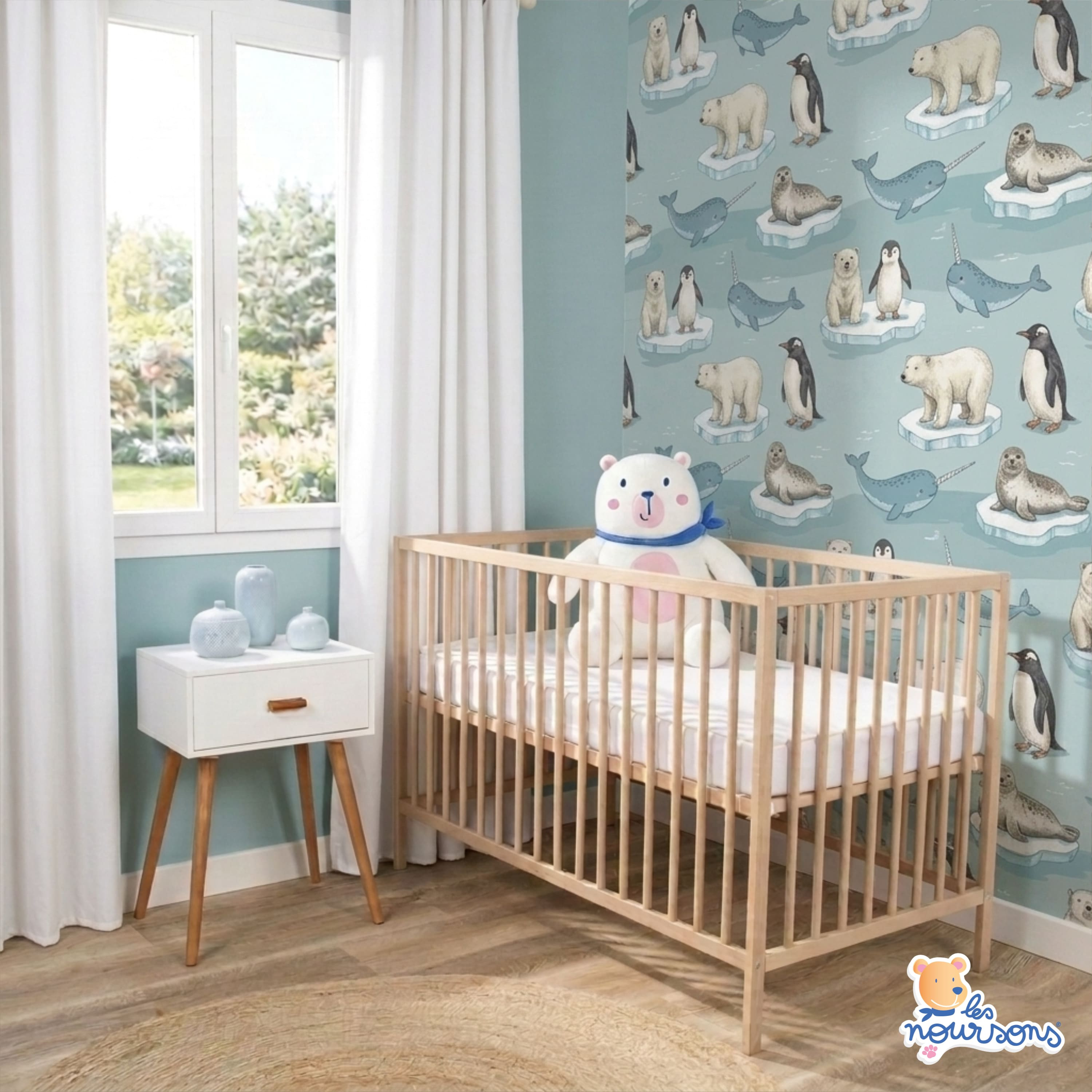 Best For Kids Matelas Bébé 60x120cm - Mousse Haute Qualité - Housse Lavable - Hypoallergénique