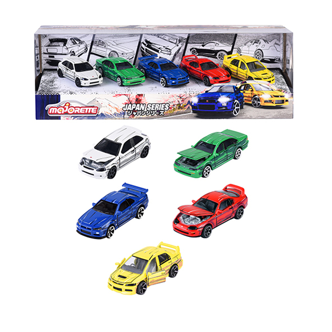 Majorette Collection Premium Japan Serie Coffret 5 véhicules en métal 212051031 - vue 3