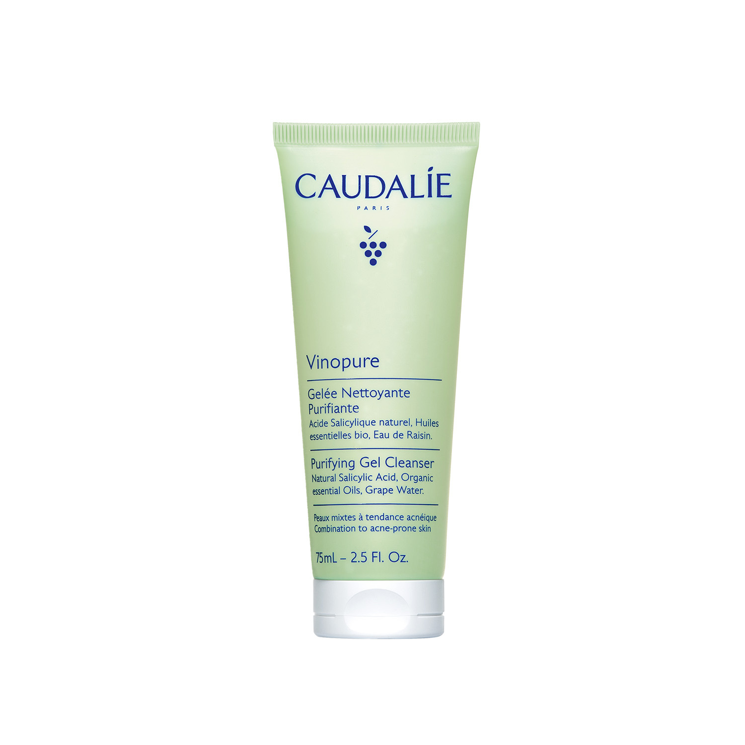 Caudalie Vinopure Gelée Nettoyante Purifiante 75 mL - vue 1