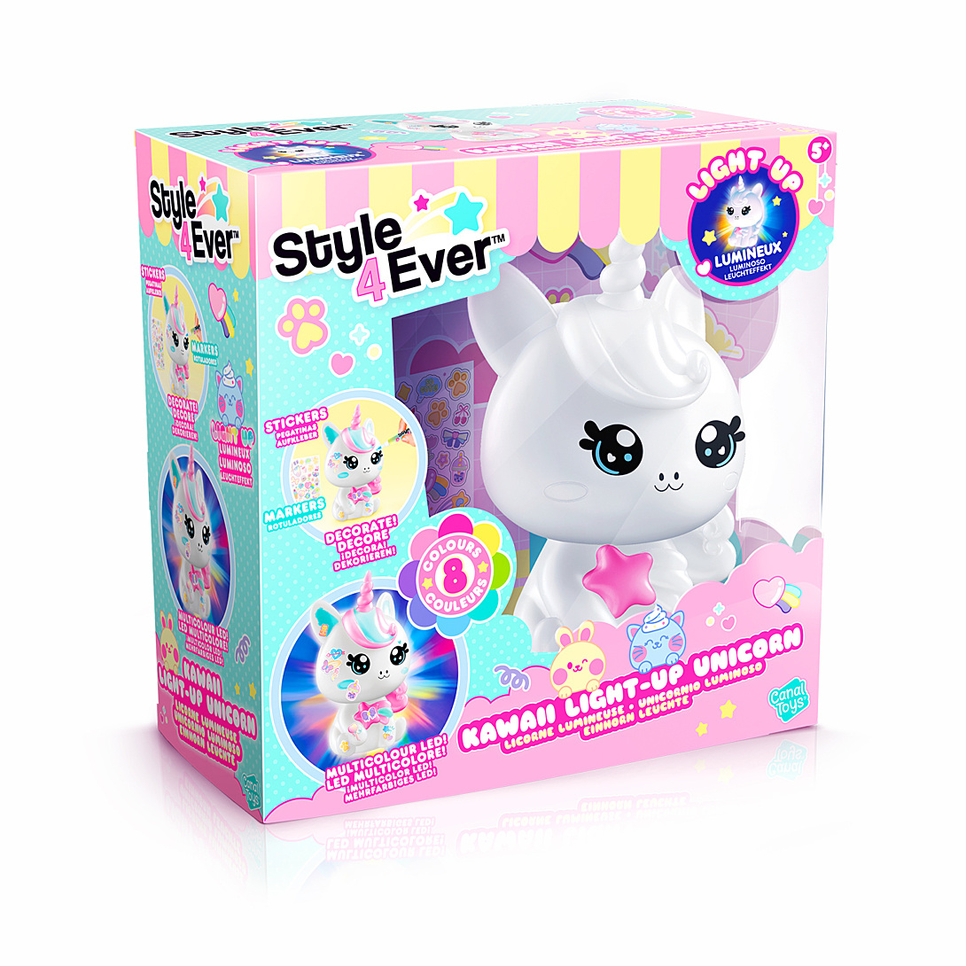 Licorne Y2K DIY Lumineuse Canal Toys OFG 267 – Décoration Lumineuse, 35 Stickers Inclus - vue 5