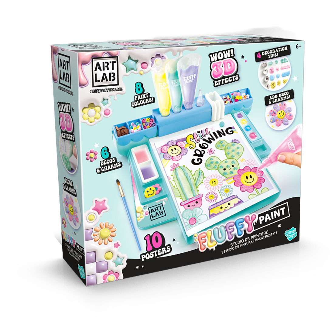 Studio De Peinture Fluffy Paint Canal Toys ART 017 – 10 Posters 3D - vue 3