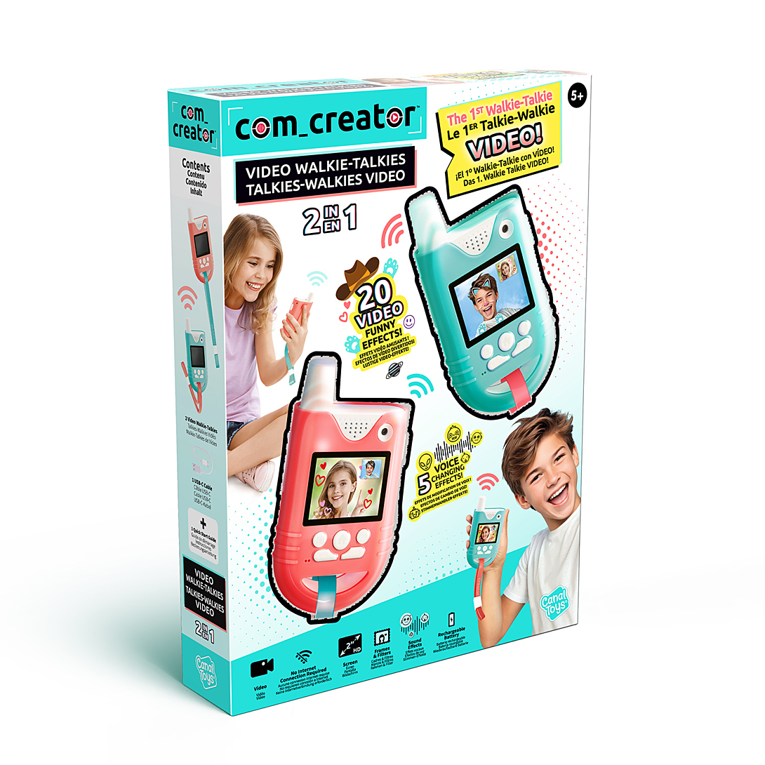 Pack de 2 Talkies Walkies Canal Toys Vidéo 2 en 1 - vue 3