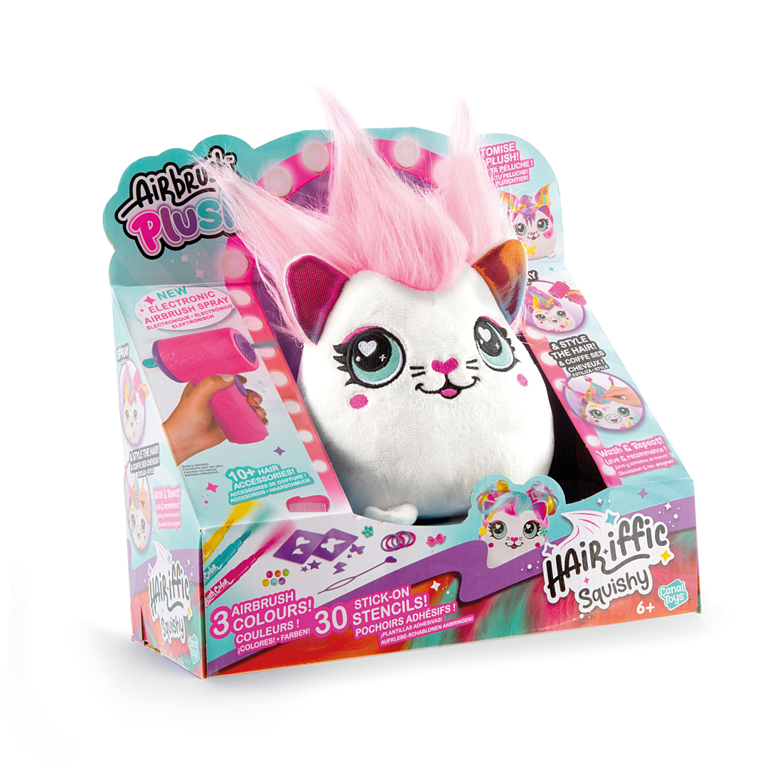 Peluche Squishy Hair’iffic Canal Toys AIR 040 – À Customiser Avec Spray Et Feutres - vue 3