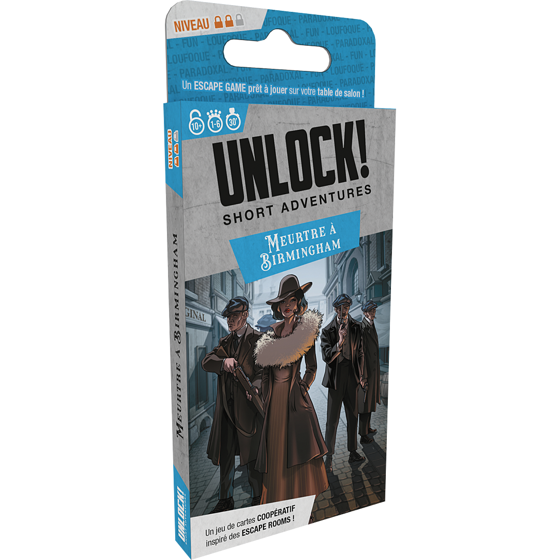 Jeu D'Escape Game Asmodee Unlock Meurtre À Birmingham – 1 à 6 Joueurs, Dès 10 Ans - vue 2