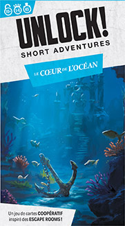 Jeu D'Escape Game Asmodee Unlock! Short 12 Le Cœur De L'Océan – 30 Min Coopératif - vue 3