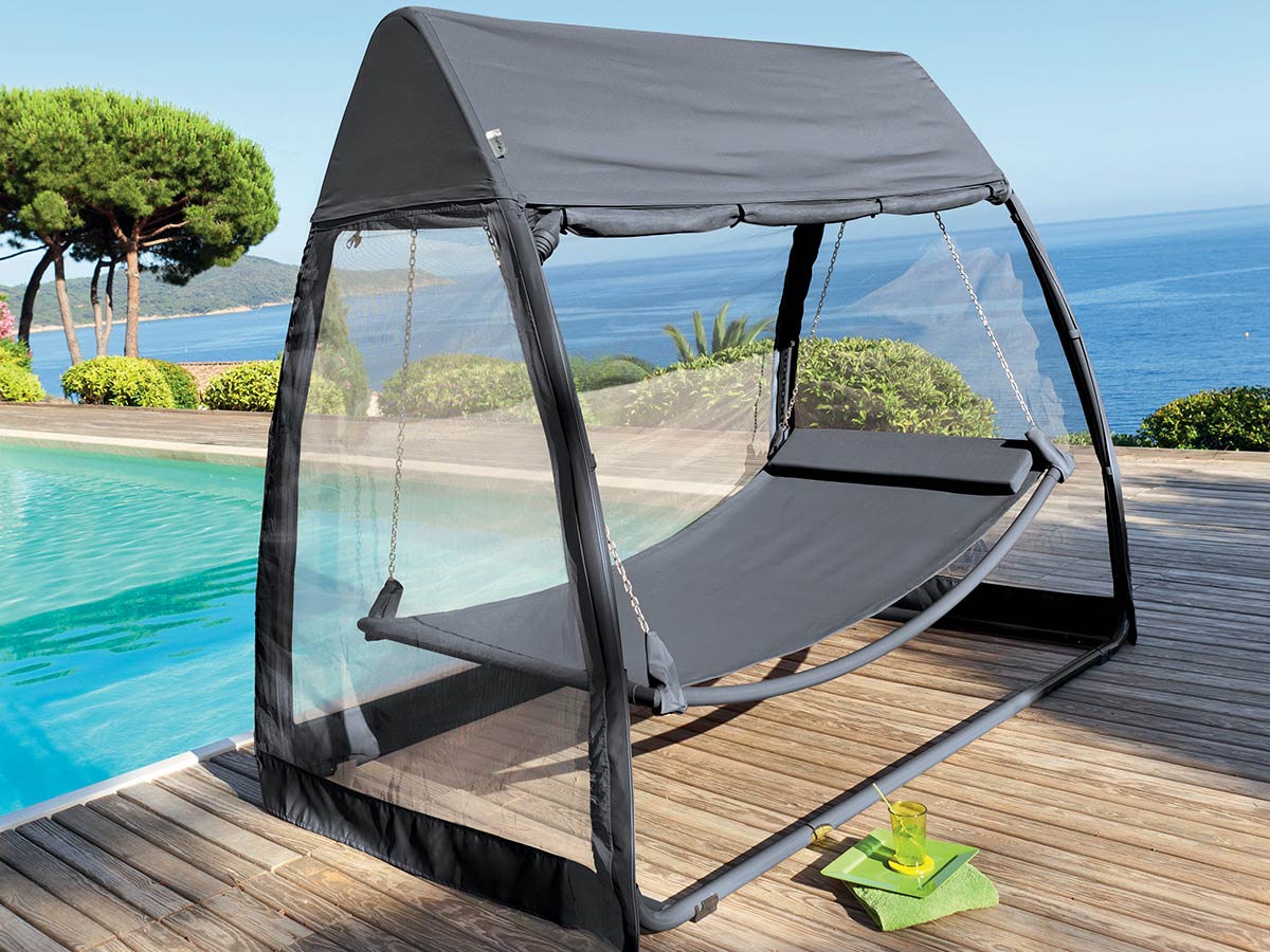 Assise De Rechange Pour Hamac Hespéride Trinidad - Ardoise | Dimensions 205x103x4.7cm