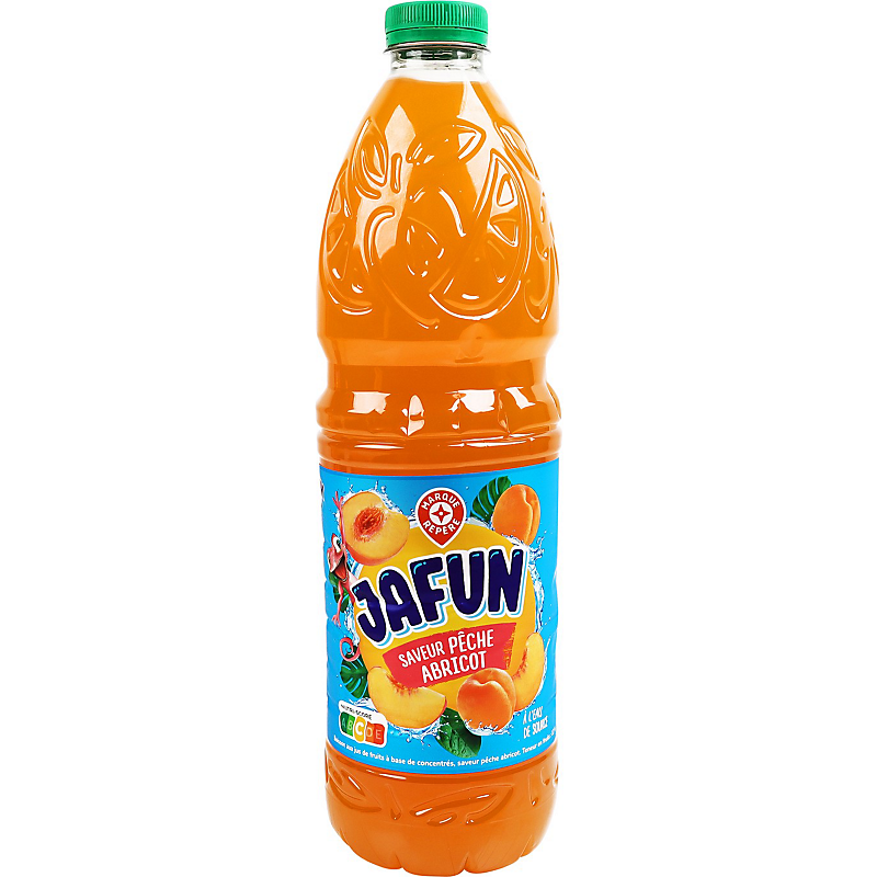 Boisson pche abricot - 2 l - JAFUN au meilleur prix | E.Leclerc