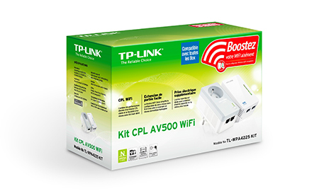 Lot De 2 Adaptateurs CPL TP-Link AV500 TL-WPA4225 + TL-WPA4220 - Wifi - Occasion