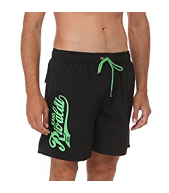 Bermuda Cargo Rivaldi Homme - Taille L (tour De Taille 42) - Couleur Vert - En Jean - Occasion Très Bon état - Style Décontracté Vintage