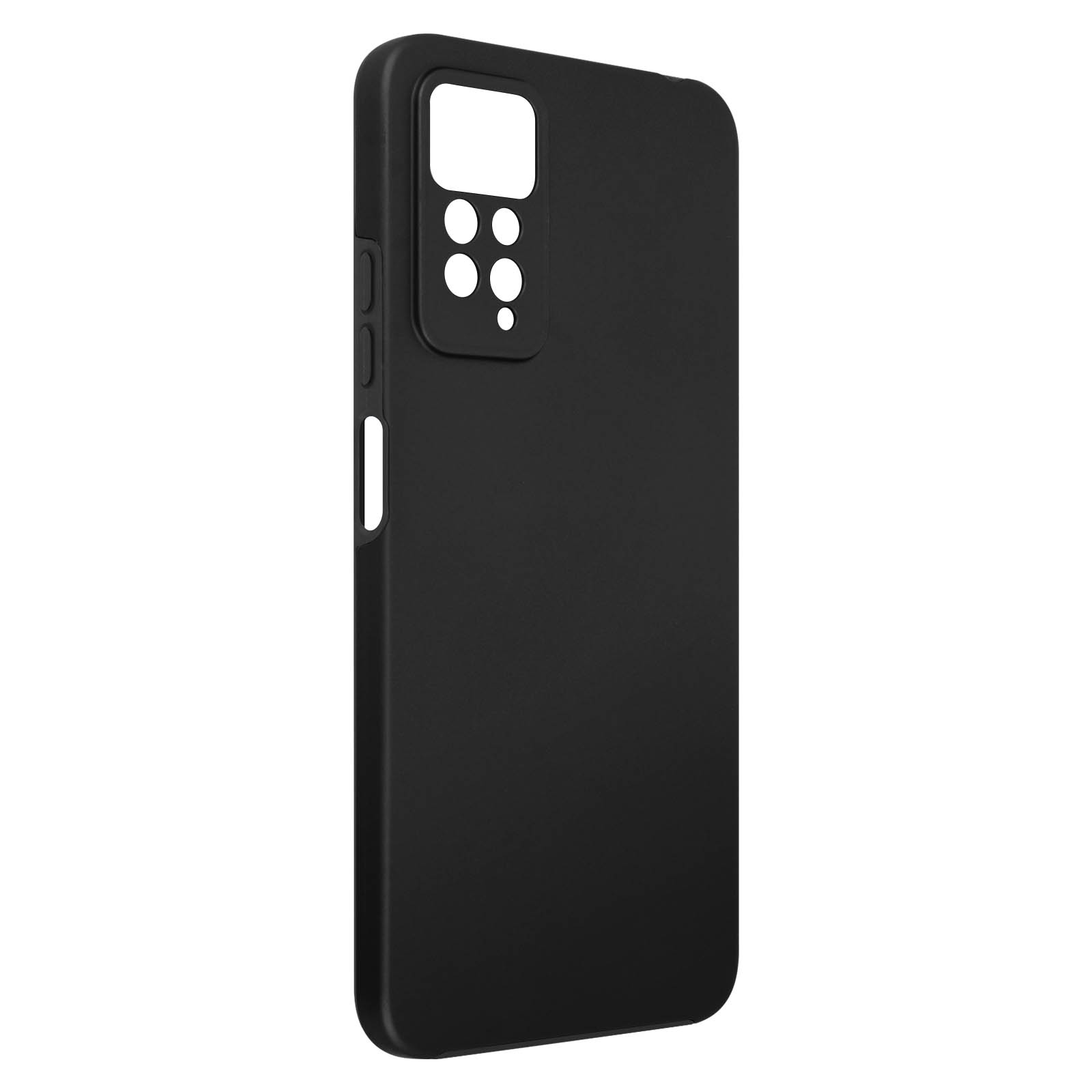 Pack Coque Silicone Noir + Verre Trempé Pour Xiaomi Redmi Note 11/11S - Neuf Little Boutik