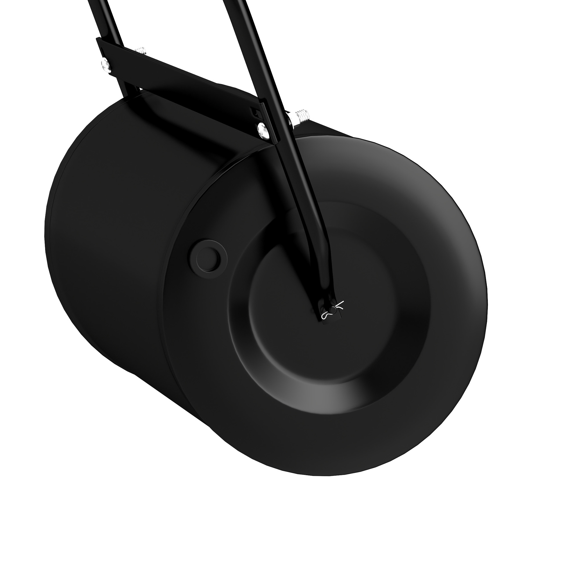 Outsunny Rouleau à Pousser/remorquer Derrière La Pelouse, Rouleau De Gazon, Très Résistant Rempli D'eau De 38 Litres / Sable De 61,7 Kg, Aplatisseur D'herbe Pour Cour, Terrasse, Parc, Rouge