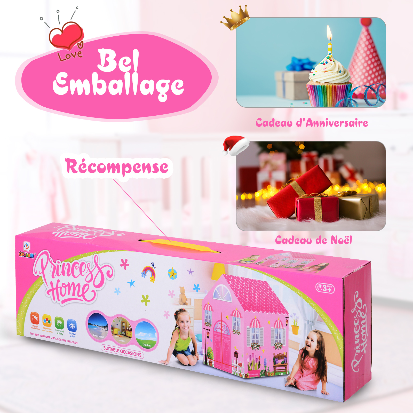 Tentes Jouets Tente Portable Pour Enfants Château... Du 16,7 € | DHgate