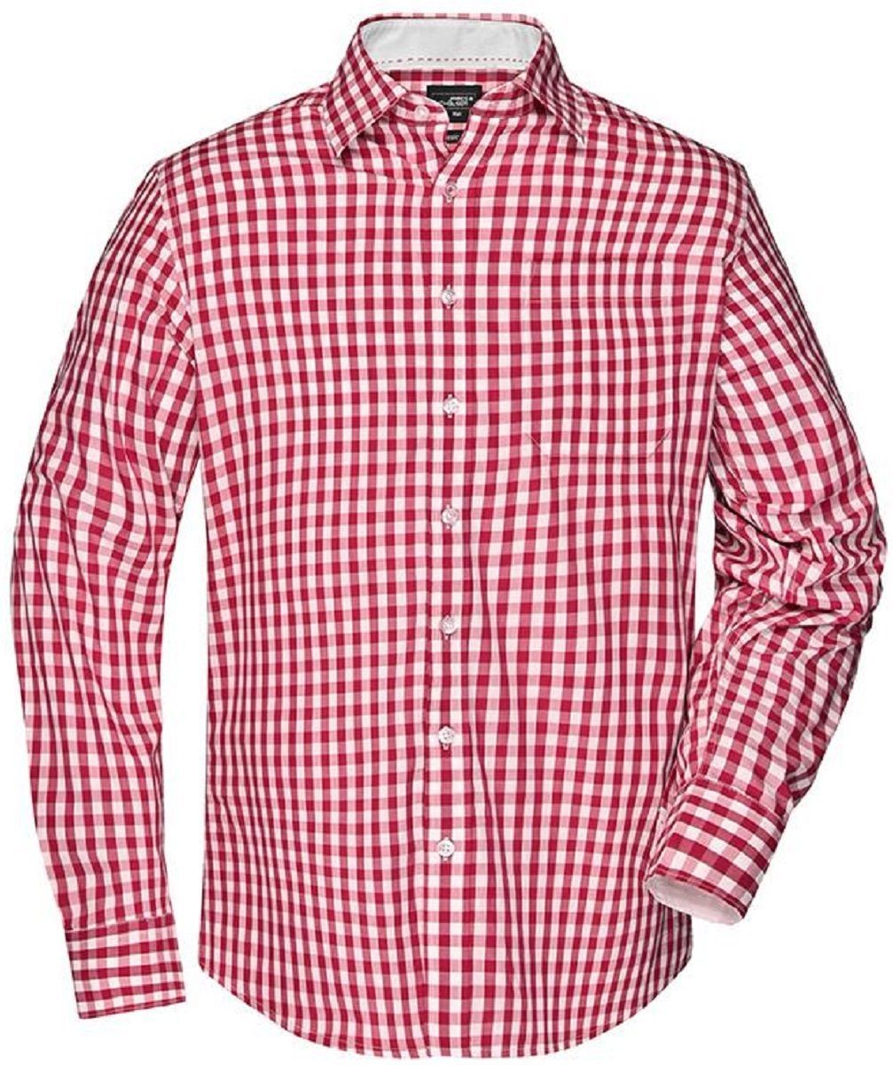 Garçon Chemise A Carreau Rouge Et Noir Chemise Manches Longues