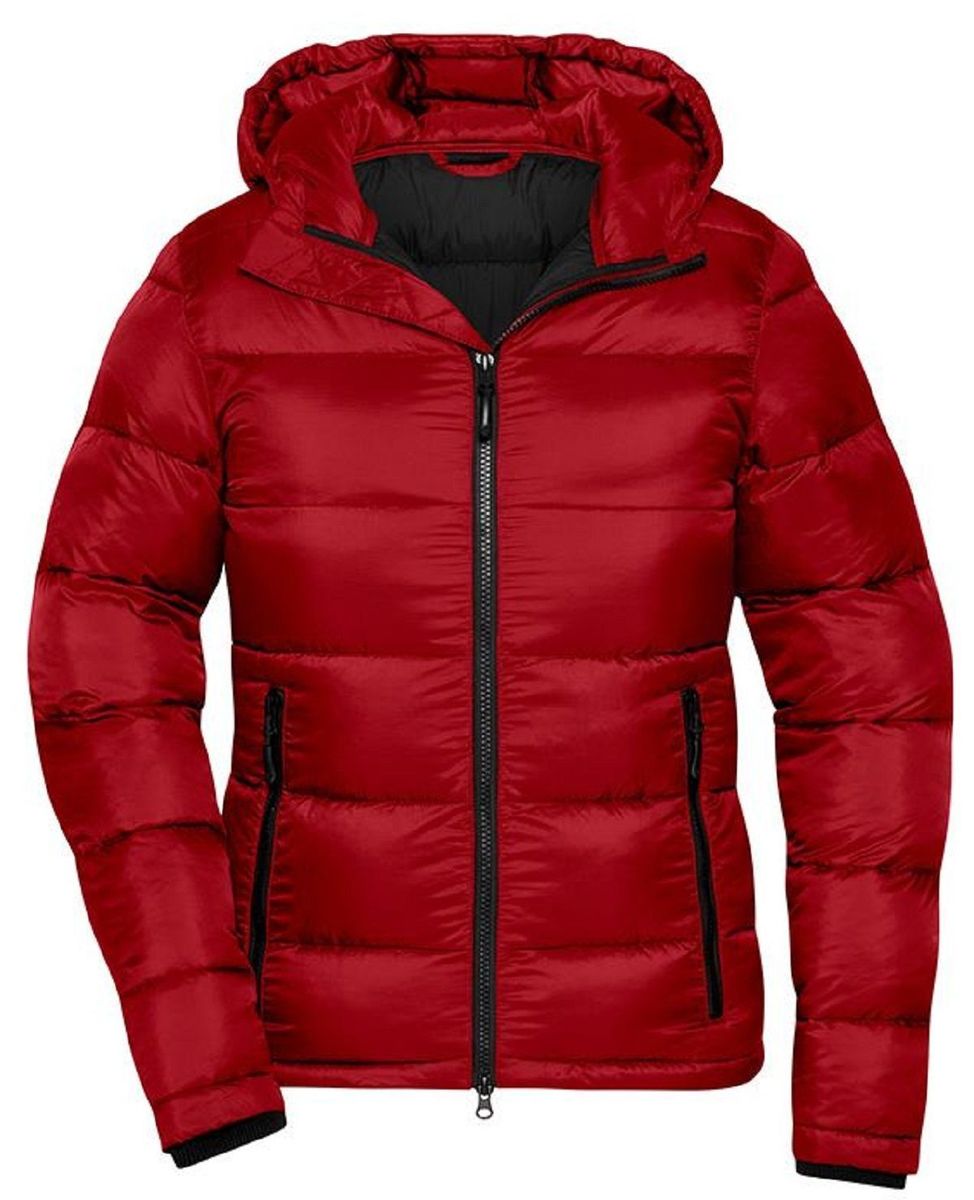 Doudoune matelassée Femme JN1167 rouge et noir au meilleur