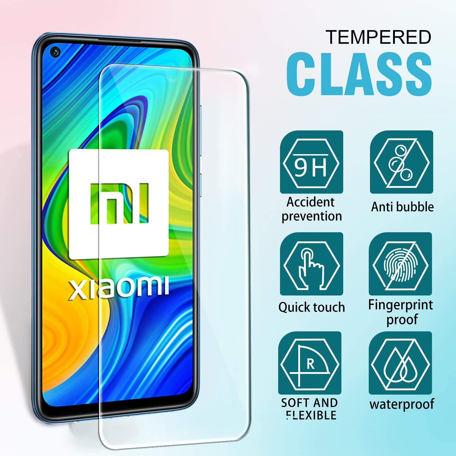 Kit Coque + Verre Trempé Rose Pour Xiaomi 12T Pro 5G – Protection Complète Et Tendance