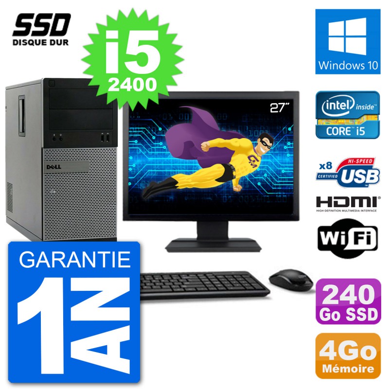 Dell OptiPlex 3010 DT - 4Go - 500Go HDD