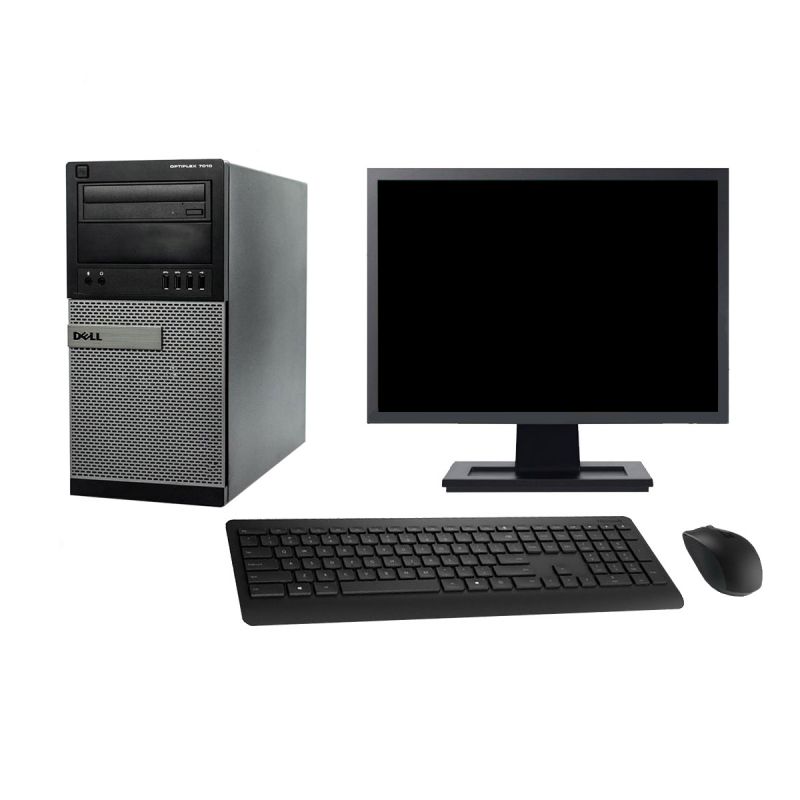 Pc tour dell 7010 ecran 22 intel g2020 ram 16go ssd 480go windows 10