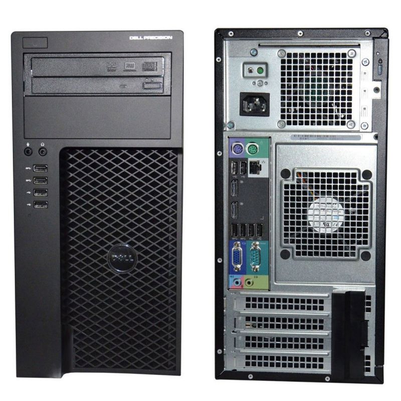PC Tour Dell Precision T1650 Pentium G2020 RAM 16Go Disque