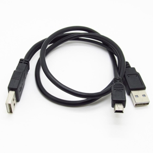 Adaptateur USB-C Vers Mini USB (lot De 2) - Pour Charge Et Transfert De Données, Compatible Appareils Photo, GPS, MP3