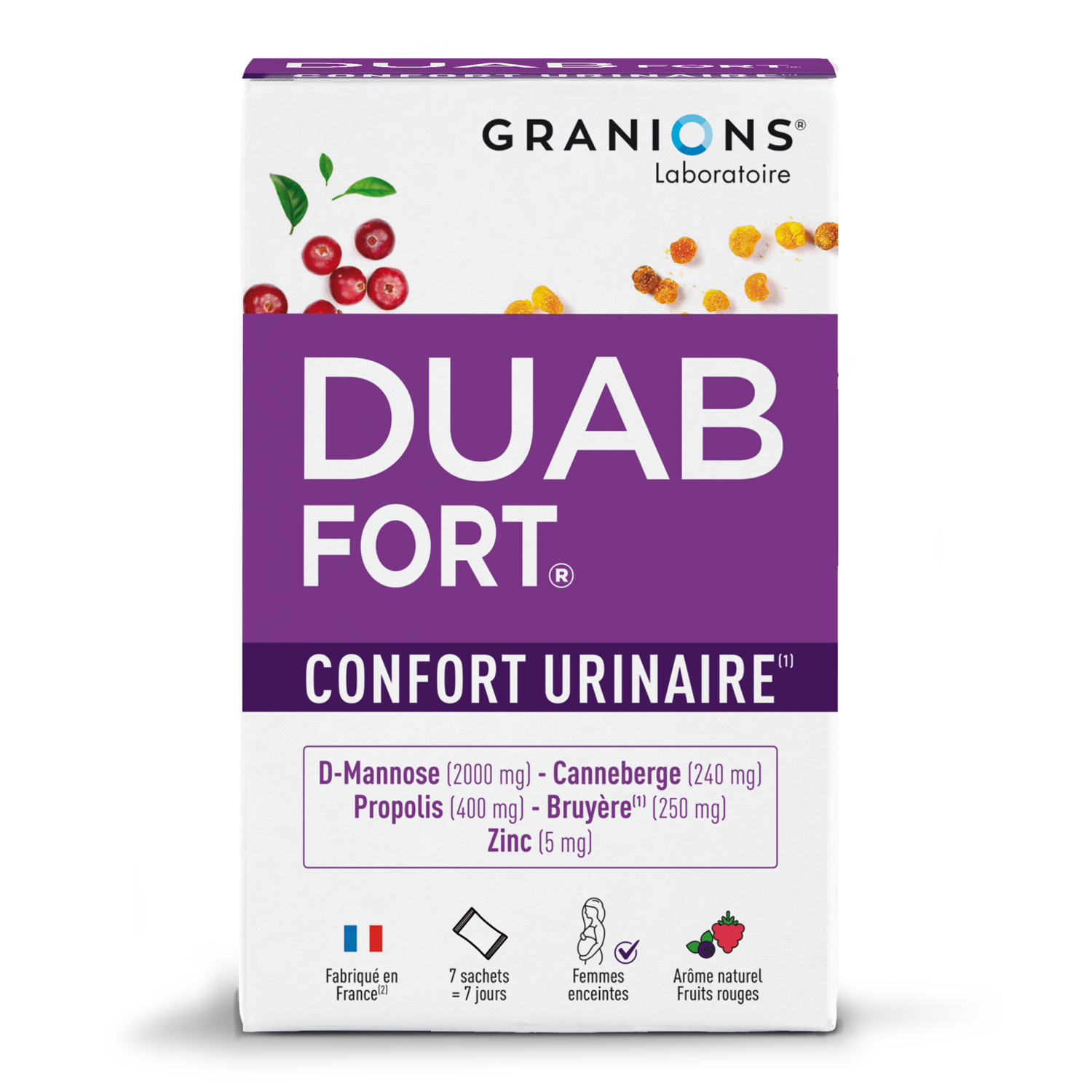 Granions Duab Fort Confort Unrinaire 7 Sachets