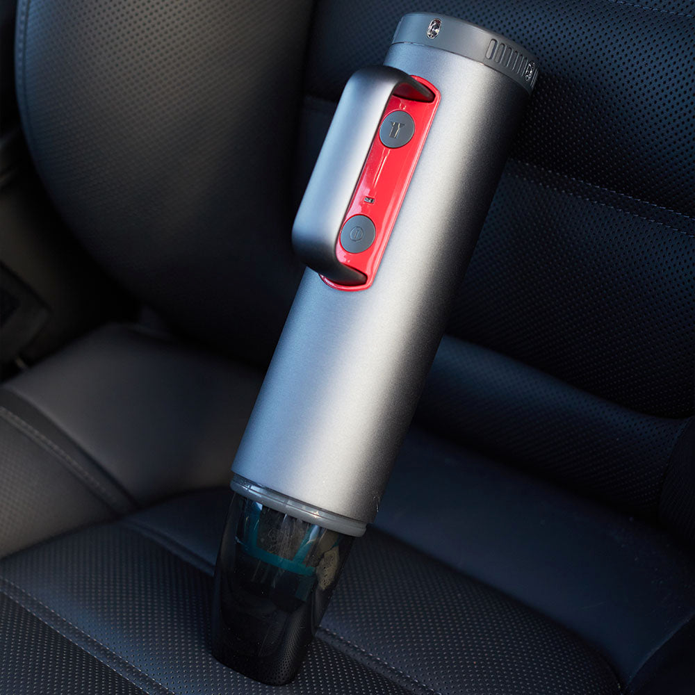 Aspirateur voiture sans fil DRIVY Gris Aluminium 80W au meilleur prix |  E.Leclerc