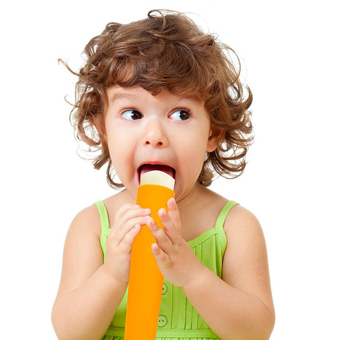 Moule à Glace En Silicone 8 Pièces Avec Couvercles - Sans BPA, Réutilisable, Pour Sorbet, Yaourt, Popsicle Maison
