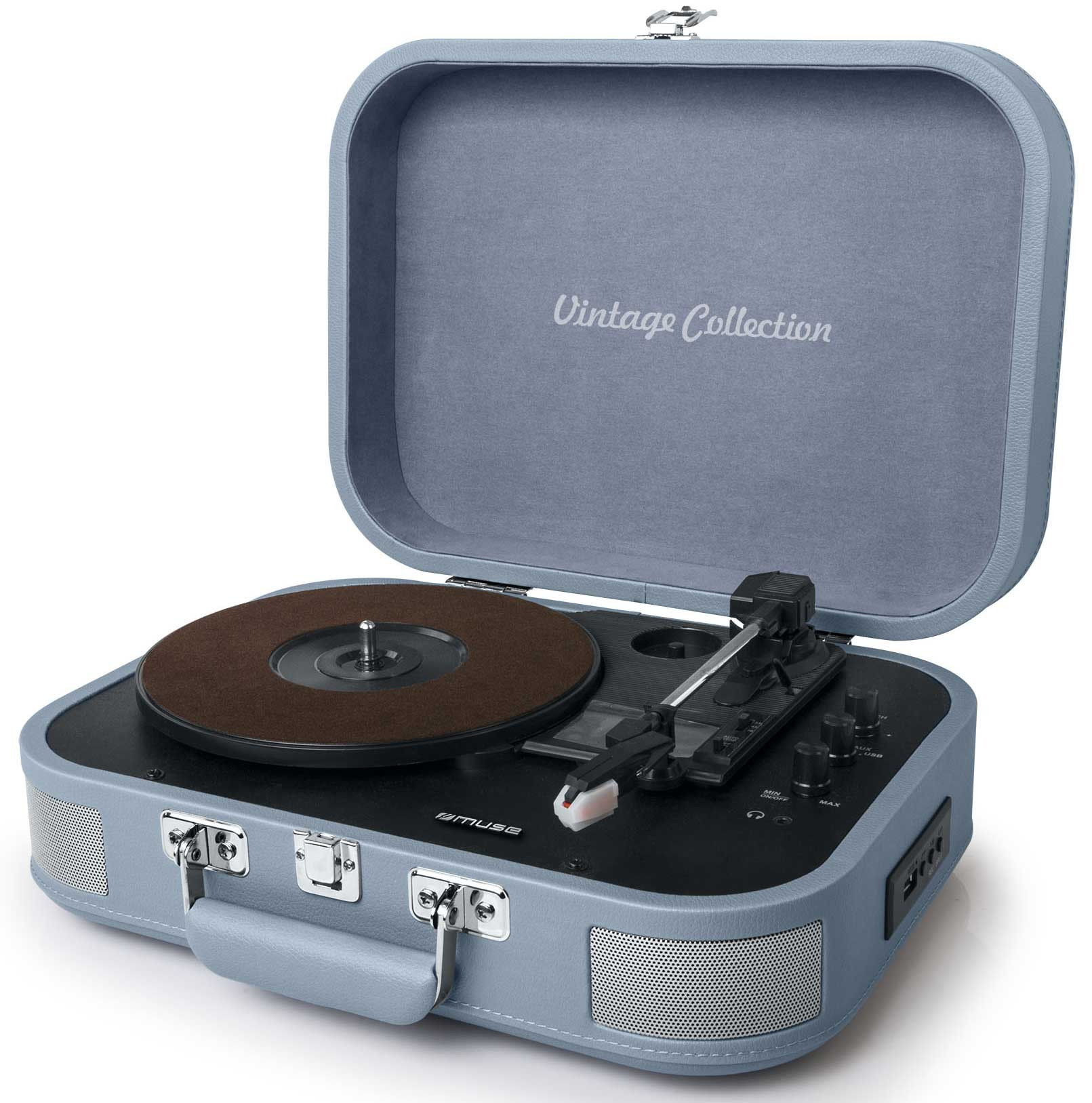 Muse MT-201 BVB platine Noir, Bleu Semi-automatique