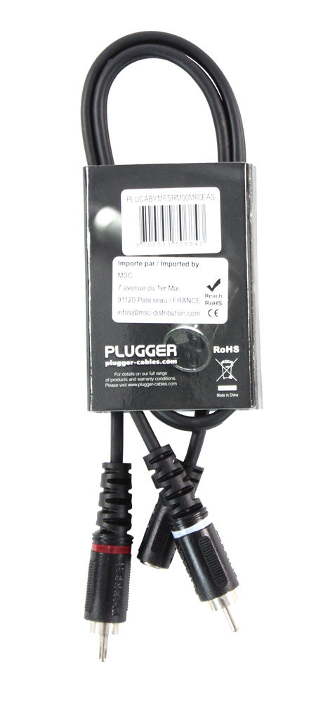 Plugger Adaptateur Mini Jack Femelle Stéréo - Jack Mâle Stéréo Easy - Adaptateur Univers Sons