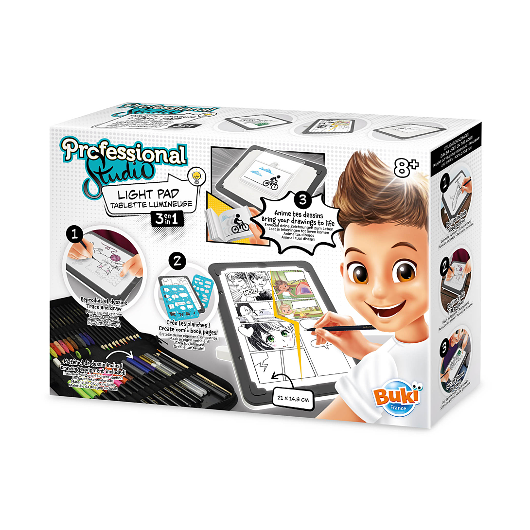 Jeu Loisir Créatif Professional Studio Tablette 3 En 1 Buki France La Boite