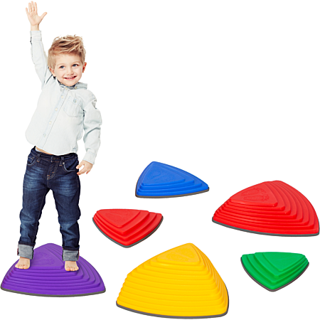 6 Pierre d'équilibre pour Enfants, Antidérapantes et Empilables, Dalles Sensorielles Intérieur & Extérieur, Parcours Motricité Enfant, Favorise l'équilibre et la Motricité chez Les Enfants 6 Pierre d'équilibre pour Enfants, Antidérapantes et Empilables, Dalles Sensorielles Intérieur & Extérieur, Parcours Motricité Enfant, Favorise l'équilibre et la Motricité chez Les Enfants