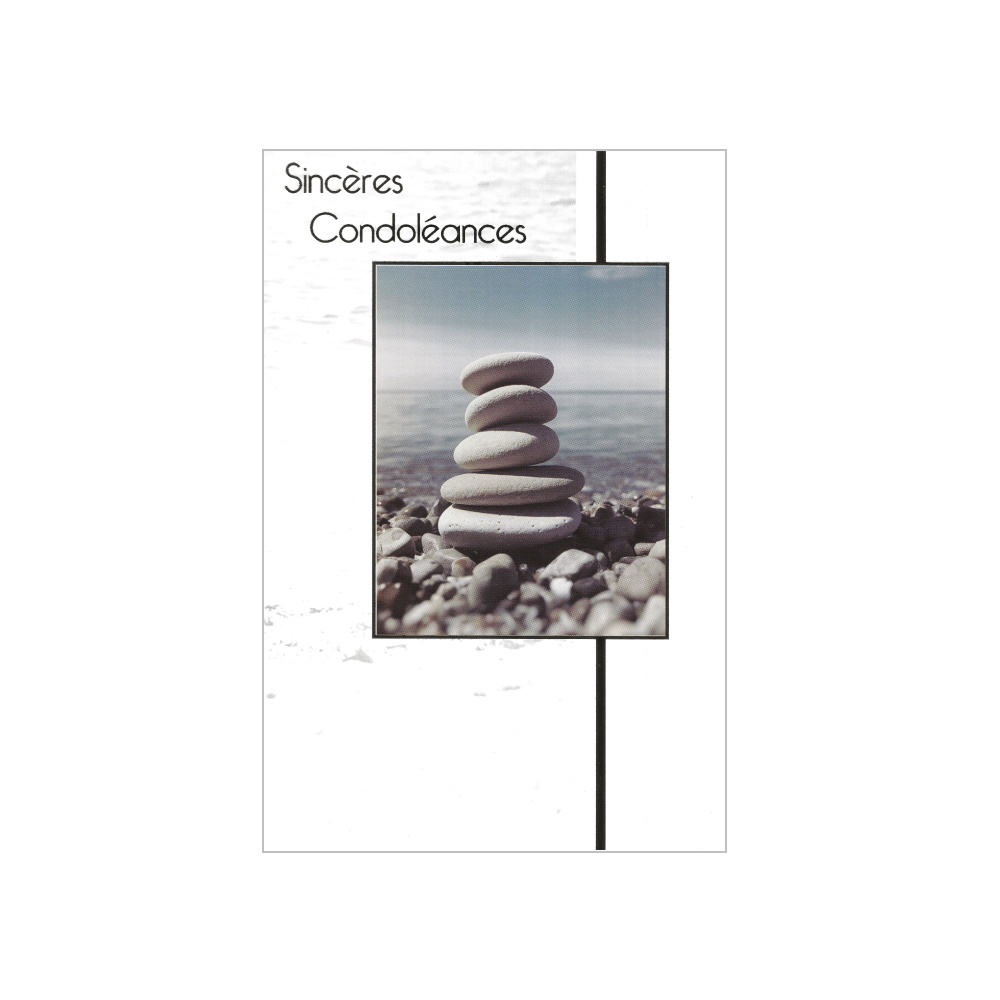 Carte Condoléances Artisanale Façonnée à La Main Tableau De Douceur 3D
