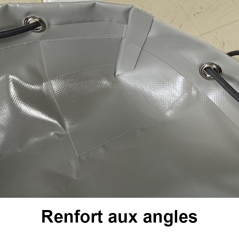 Bâche Pour Remorque Leclerc RA 208 - 208 X 120 X 12 Cm