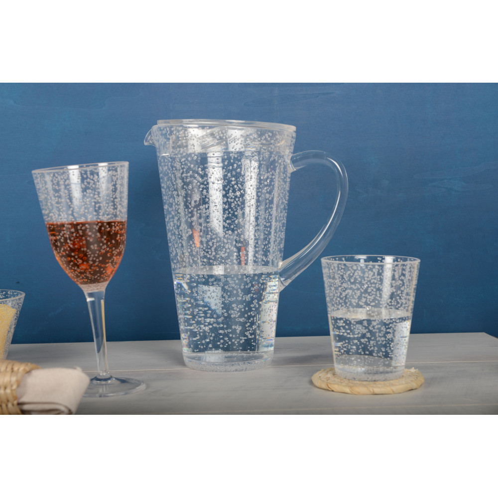 Pichet à Verser Acrylique Lacor 3 Litres – Transparent Robuste, Usage Pro & Maison