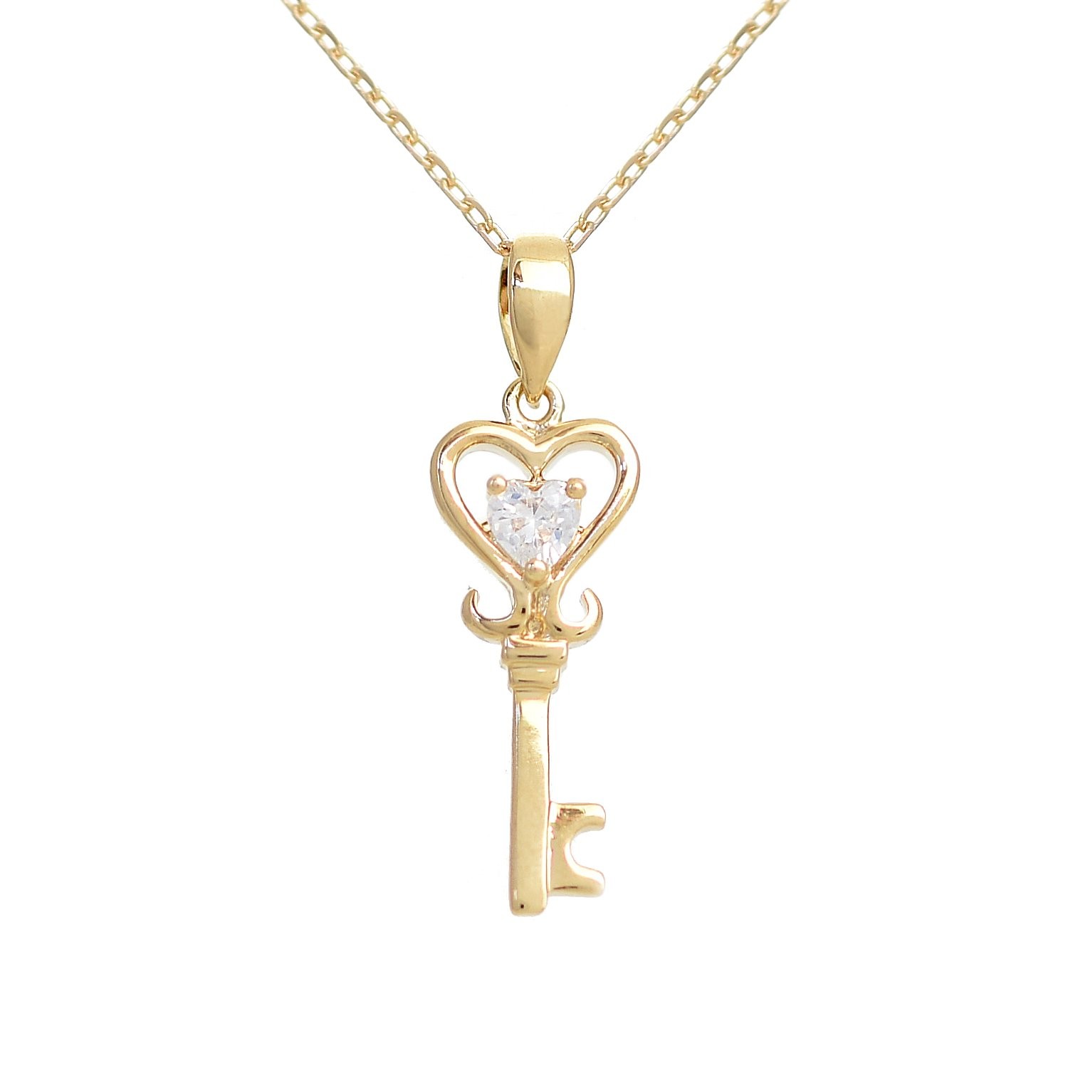 Collier en Plaqué Or Jaune, Saphir & Zircones-Thomas Sabo