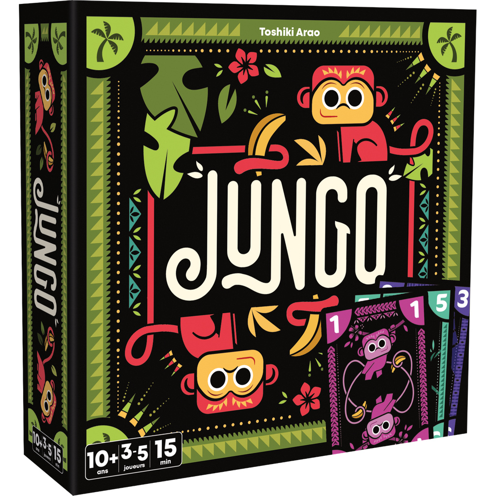Jeu D'Ambiance Asmodee CGJUN01 – Jungo, Jeu De Cartes Tactique Pour 3 À 5 Joueurs - vue 5